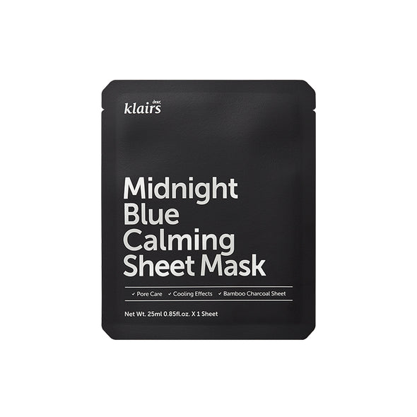 Dear, Klairs Midnight Blue Calming Sheet Mask product